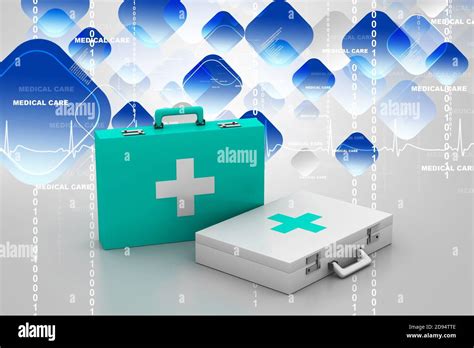 First Aid Kit 3d Stock Photo Alamy