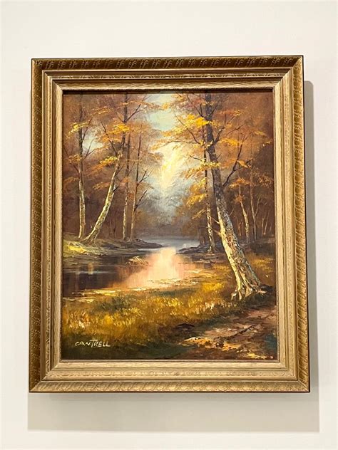 Phillip Cantrell Signed Nature Oil Painting Estatesales Org