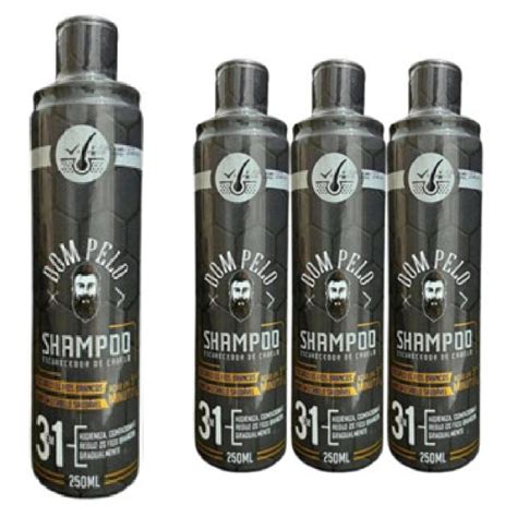 Kit Shampoo Escurecedor Dom Pelo Nova Formula Ml Em Cabelo