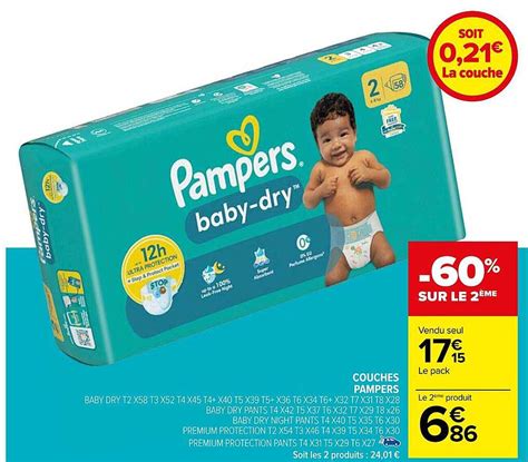 Promo Couches Pampers Chez Carrefour Icatalogue Fr