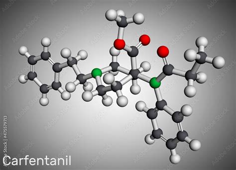 Carfentanil Carfentanyl Molecule It Is Derivative Of Fentanyl One Of