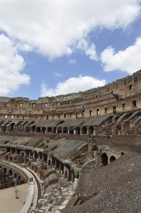 Colosseum and Rome Ruins, Rome, Italy Stock Image - Image of circle ...