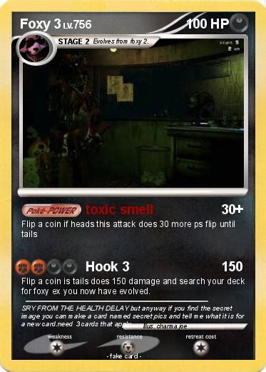 Pokémon Foxy 3 2 2 Toxic Smell My Pokemon Card