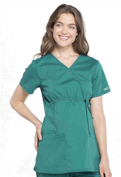 Cherokee Cherokee Workwear Professionals Maternity Scrubs Top For