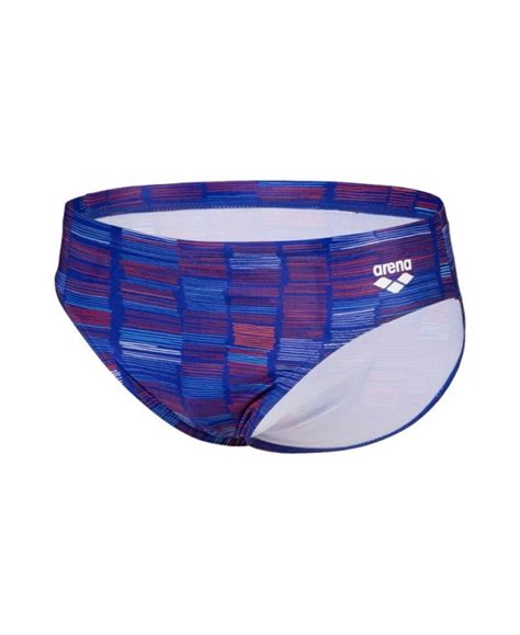 Плавки мужские Arena Slow Motion Swim Briefs Neon Blue Multi за 109 руб