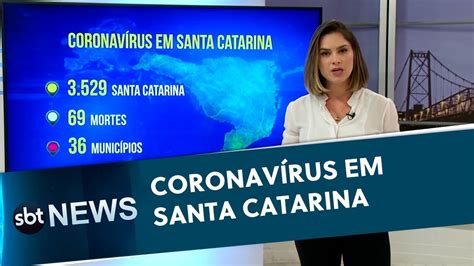 Coronavírus em Santa Catarina SBT News 11 05 20 YouTube