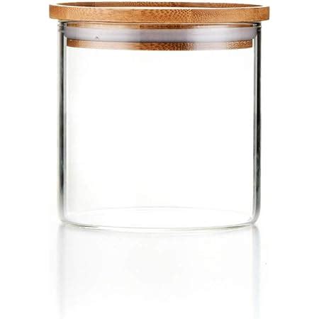 Amazon Zens Airtight Glass Jar Container Fluid Ounce Clear