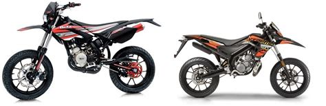 Motorrad Vergleich Beta Rr Motard Track Vs Derbi Senda Drd X