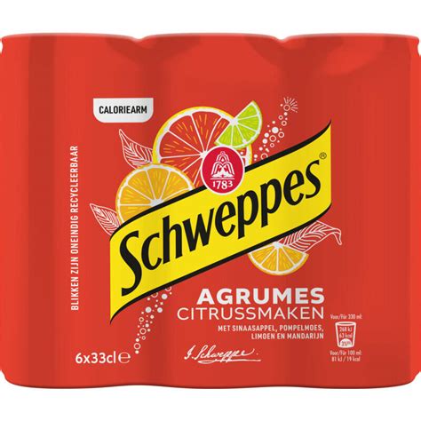 Schweppes Agrumes 6 Pack Aanbieding Bij Albert Heijn