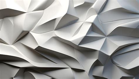 Premium AI Image | white abstract 3d background with abstract shapes