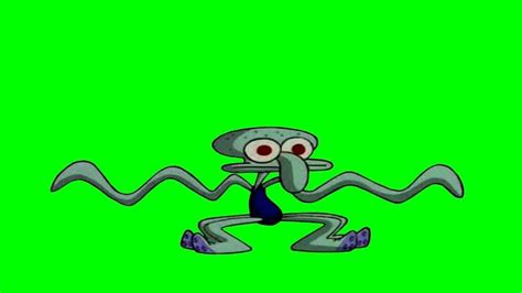 [Chroma Key] Squidward Techno Dance (SpongeBob) - Green Screen ...