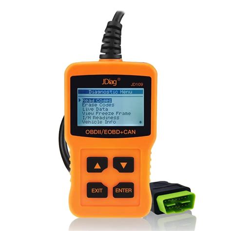 JDiag OBD2 Scanner Car Engine Fault Code Reader CAN Diagnostic Scan