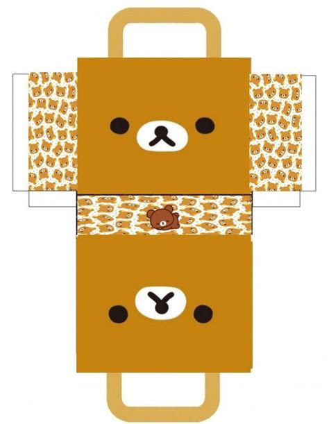 Bolsa Para Imprimir Y Armar Kawaii De Rilakkuma Boneka Kertas Kartu