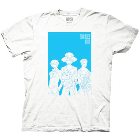 One Piece Straw Hat Trio: Luffy, Zoro & Sanji T-Shirt | Ripple Junction