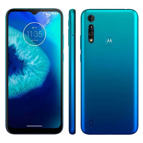 Smartphone Moto G8 Power Lite Aqua XT2055 2 64GB Dual Chip 4G 6 5 Octa