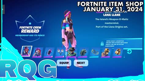 “new” Lana Llane Crew Skin Is Here Fortnite Item Shop January 31