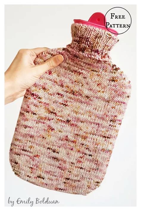 Hot Water Bottle Cover Free Knitting Pattern Ravelry Free Knitting