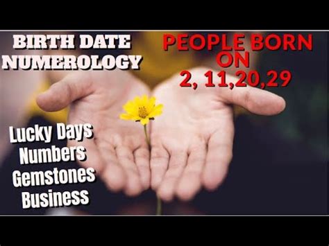 Birth Date Numerology For People Born On Nd Th Th Th Birth