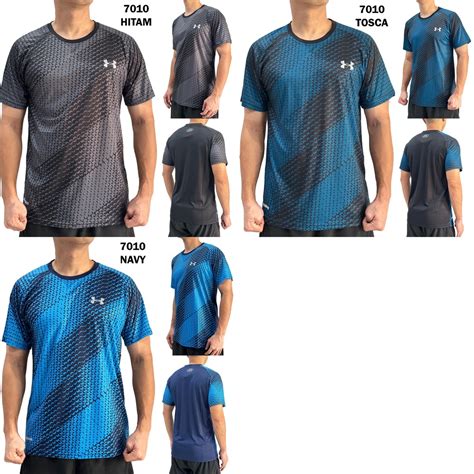 Jual Kaos Olah Raga Pria 7010 Atasan Baju Training Jersey Gym Lari