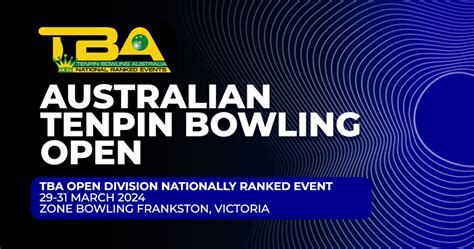 Ranked Events Listing Tenpin Bowling Australia