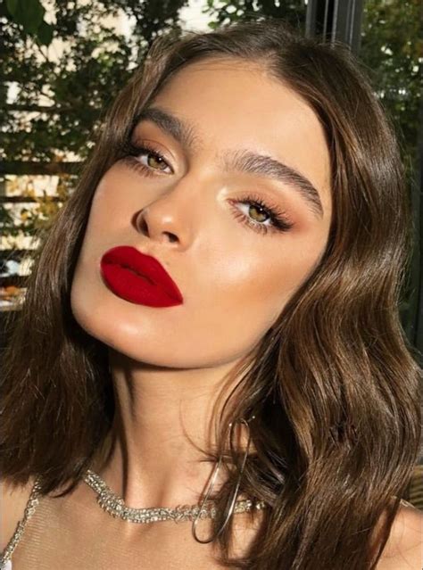 Please Follow For More Red Lip Makeup Red Lips Makeup Look Lip Makeup