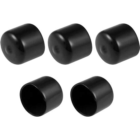 Sourcing Map Pcs Rubber End Caps Mm Id Vinyl Round Tube Bolt Cap