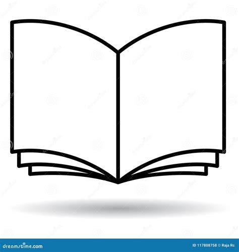 Black And White Book Clipart