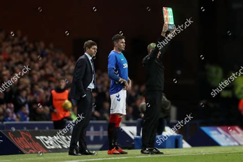 Kyle Lafferty Rangers Comes On Daniel Editorial Stock Photo - Stock ...