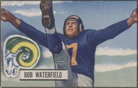 1951 Bowman Bob Waterfield 40 For Sale Ebay