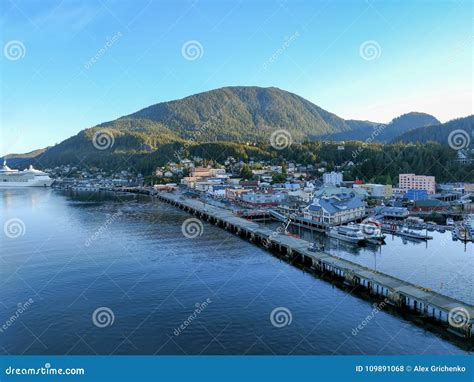 Ketchikan Alaska Downtown of a Northern USA Town Editorial Stock Photo - Image of downtown ...