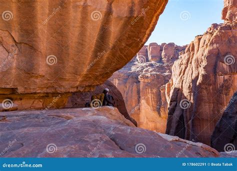 Guelta D`Archei Waterhole Near Oasis, Ennedi Plateau, Chad, Africa ...