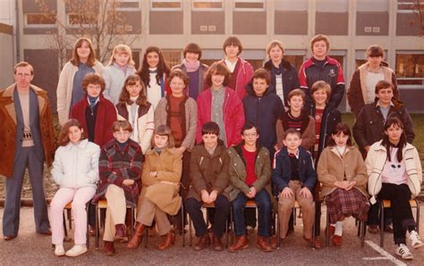 Photo De Classe 4 Eme 3 19801981 De 1980 Collège Jean Rostand