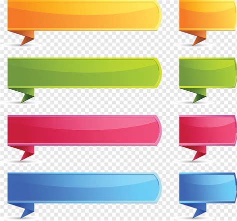 Internet Text Banners Origami Style Png Pngwing