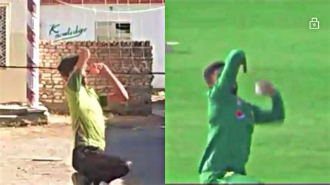 Muhammad Nawaz Bowling Action Copy Same To Same Youtube