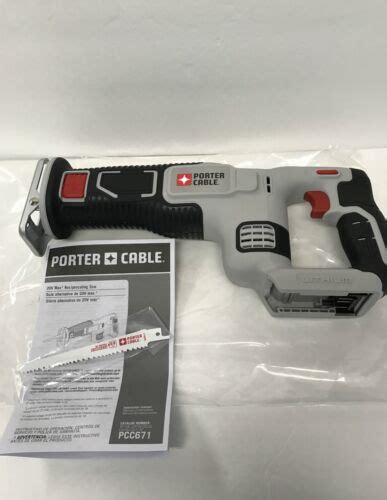 New Porter Cable Pcc671 20 Volt Max Lithium Reciprocating Saw Tool Only Ebay