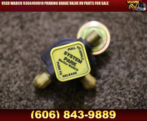 Rv Components Used Wabco 9366490010 Parking Brake Valve Rv Parts For Sale Switches Wabco