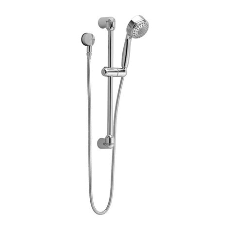 American Standard Modern 5 Spray Handheld Shower System Slide Bar Kit In Polished Chrome 1660