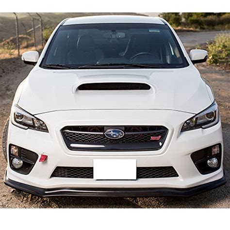 Front Bumper Lip Fits Subaru Wrx Sti Cs Style Black Pu