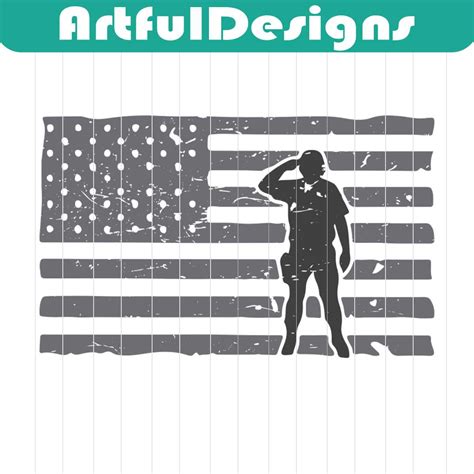 America Veteran Flag Svg Independence Day Svg Veteran Svg Inspire