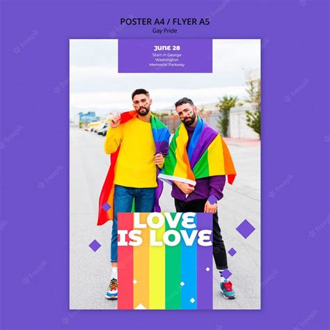 Free Psd Gay Prinde Concept Flyer Template