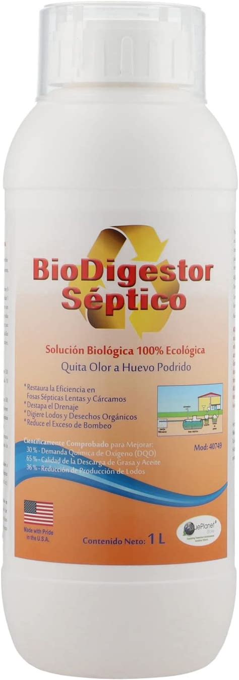 Bacteria y Enzimas Tratamiento Fosas Sépticas Biodigestores BioDigestor