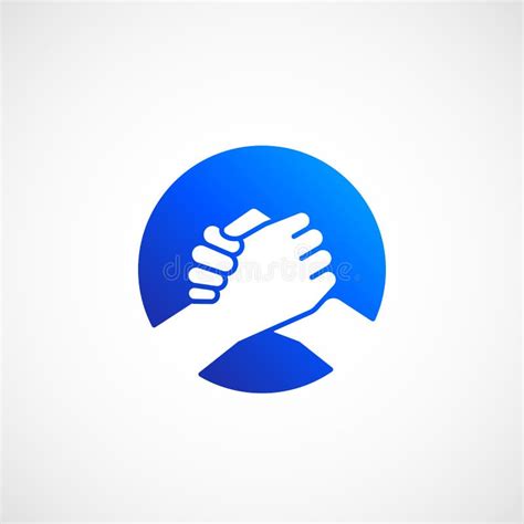 Bro Handshake Abstract Vector Sign Symbol Or Icon Friends Partners