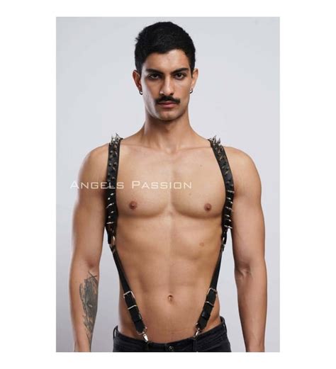 Ivi Detayl Erkek G S Harness Erkek Clubwear Deri Erkek Harness