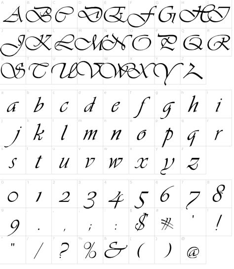 Italic Script Font