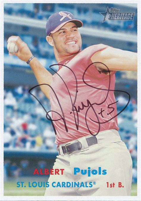 Albert Pujols Psa Autographfacts℠