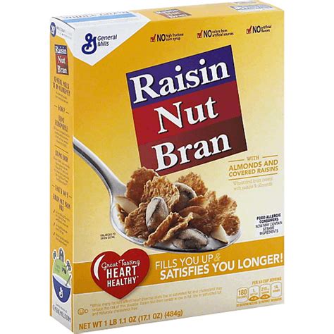 Raisin Nut Bran Cereal 17.1 oz Box | Buehler's