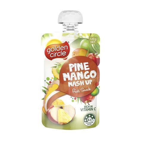 Buy Golden Circle Pine Mango Mashup Squeezy Pouch G Coles