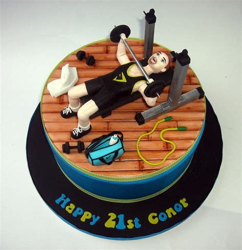 Gym Themed Cake Decorated Cake By Karen Geraghty Cakesdecor