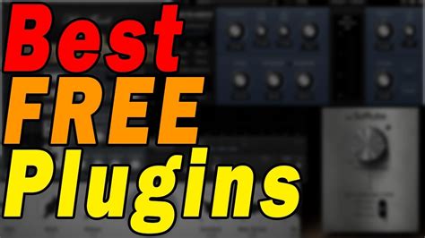 Best Free Vst Plugins For Mixing Youtube