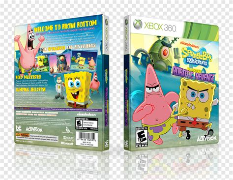 Spongebob Squarepants Pembalasan Robotic Plankton Xbox 360 Plankton Dan Karen Video Game